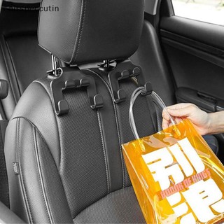 Airpeccutin Ghế Ô Tô Tựa Đầu Móc Móc Treo Đen Lưu Trữ Tổ Chức Đa Năng Cho Túi Xách Ví Áo Khoác Phù Hợp Với Đa Năng Xe Ô Tô Giá Đỡ EN