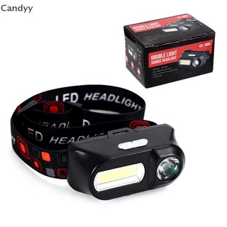 Cổng Usb đa chức năng NDY Đèn pha có thể sạc lại Cob Đèn pin khẩn cấp ngoài trời 18650 Đèn câu cá N