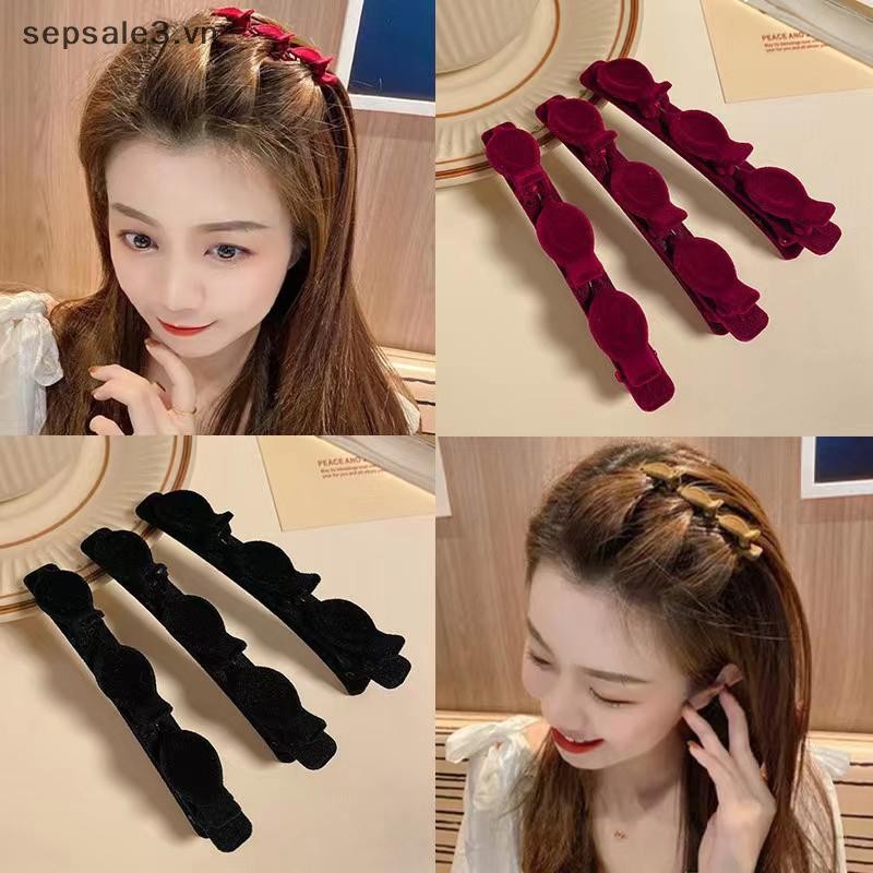 # VN # Flocking Bangs Mũ Nữ Dễ Thương Barrettes Hairgrip Kẹp Tóc Phụ Kiện Tóc.