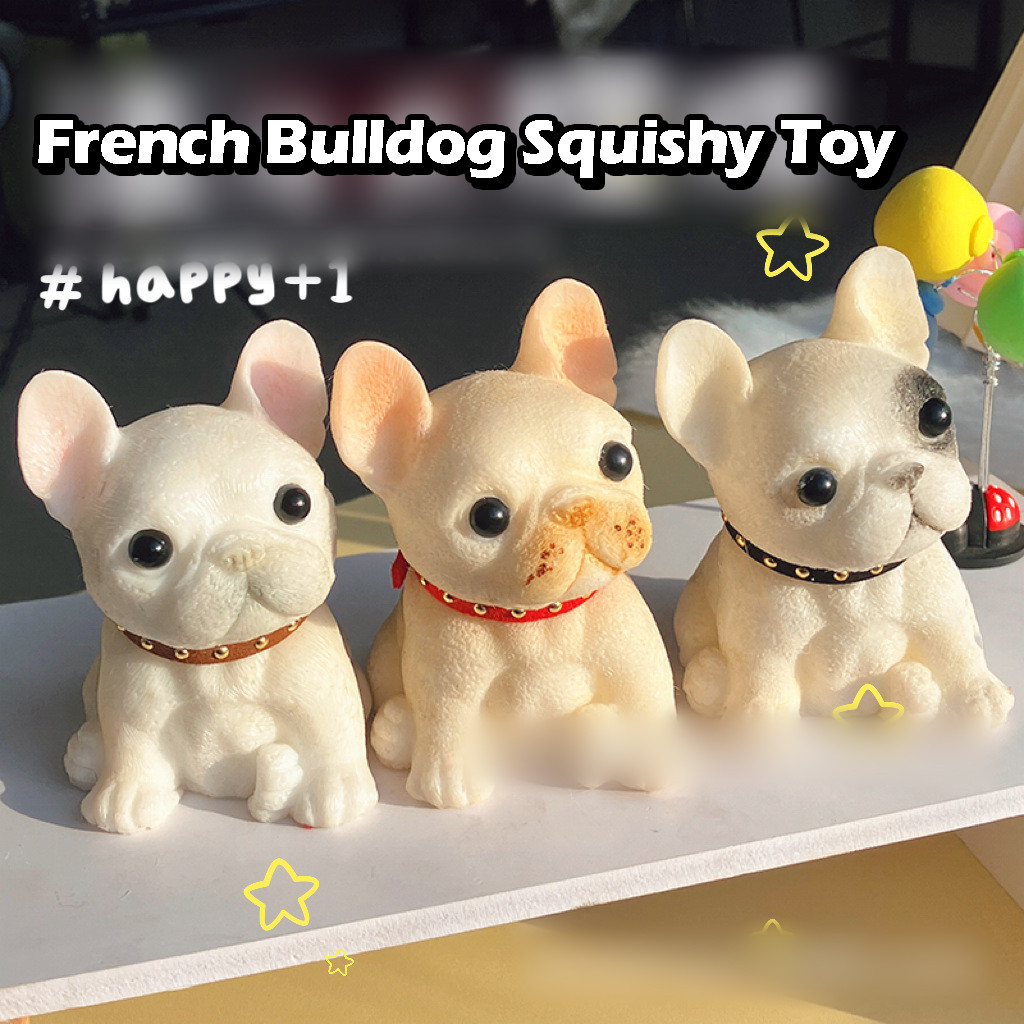 YT4 Thú Cưng Dễ Thương Chó Squishy Đồ Chơi Mềm Chậm Phục Hồi Căng Thẳng Fidget Đồ Chơi Bichon Frise Pháp Bulldog