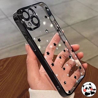 Ốp Điện Thoại Mạ Sang Trọng Cho infinix Hot 40i 40 Pro 30 20 10 9 Play 30i 11S NFC Zero 30 4G Ốp Lưng Ngôi Sao Dễ Thương Sáng Bóng Chống Sốc Mát Trong Suốt Vỏ Mềm
