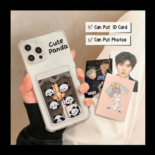 Ốp Lưng Cho Xiaomi Redmi 12 Note 13 Pro 12S 10 11 7 8 12S 9 14C 13C 10C 12C 9A 9C 8T A1 A2 Plus K60 Ultra Vỏ Mềm TPU Gấu Trúc Thỏ Ảnh Ví Trong Suốt