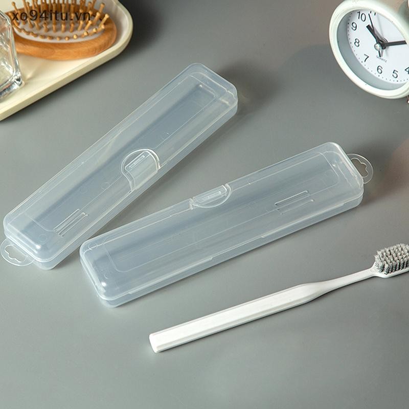Xoitu Hộp đựng bàn chải đánh răng trong suốt Hộp đựng du lịch Hộp đựng bàn chải đánh răng di động Hộp đựng kem đánh răng bằng nhựa Hộp đựng đồ VN