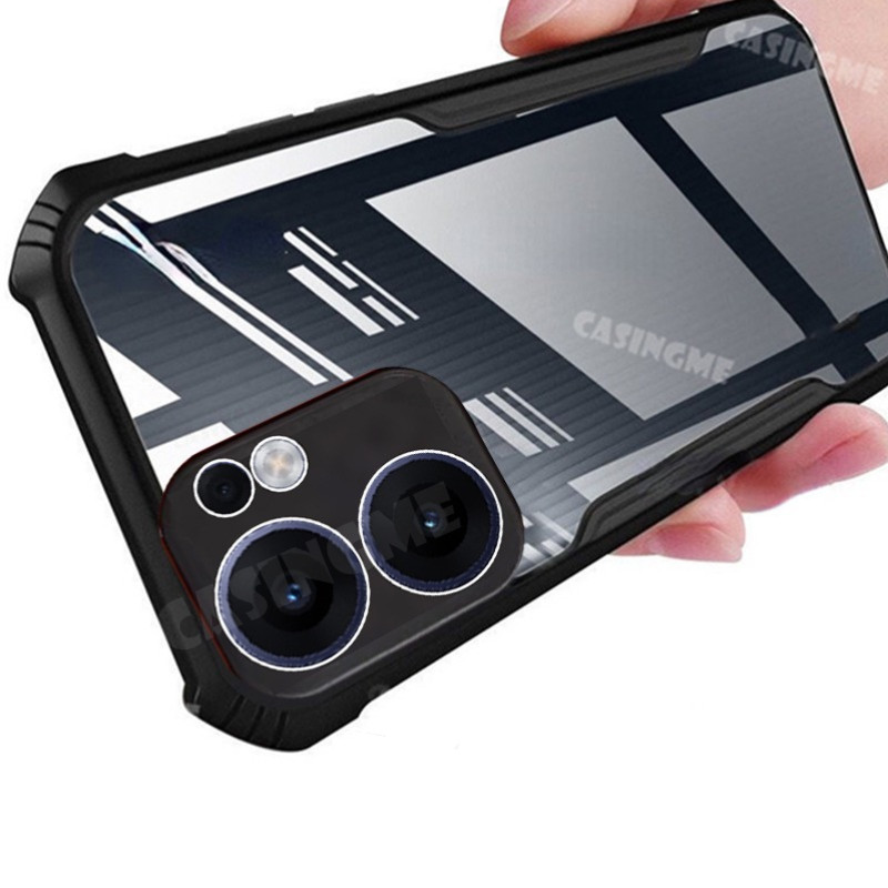 OPPO Reno15 F 5G 2025 Túi Khí Acrylic Chống Sốc Cho OPPO Reno 13 Reno13F Reno13 F Pro 13F OppoReno13F 5G 4G Silicon Trong Suốt Ốp lưng TPU Mềm