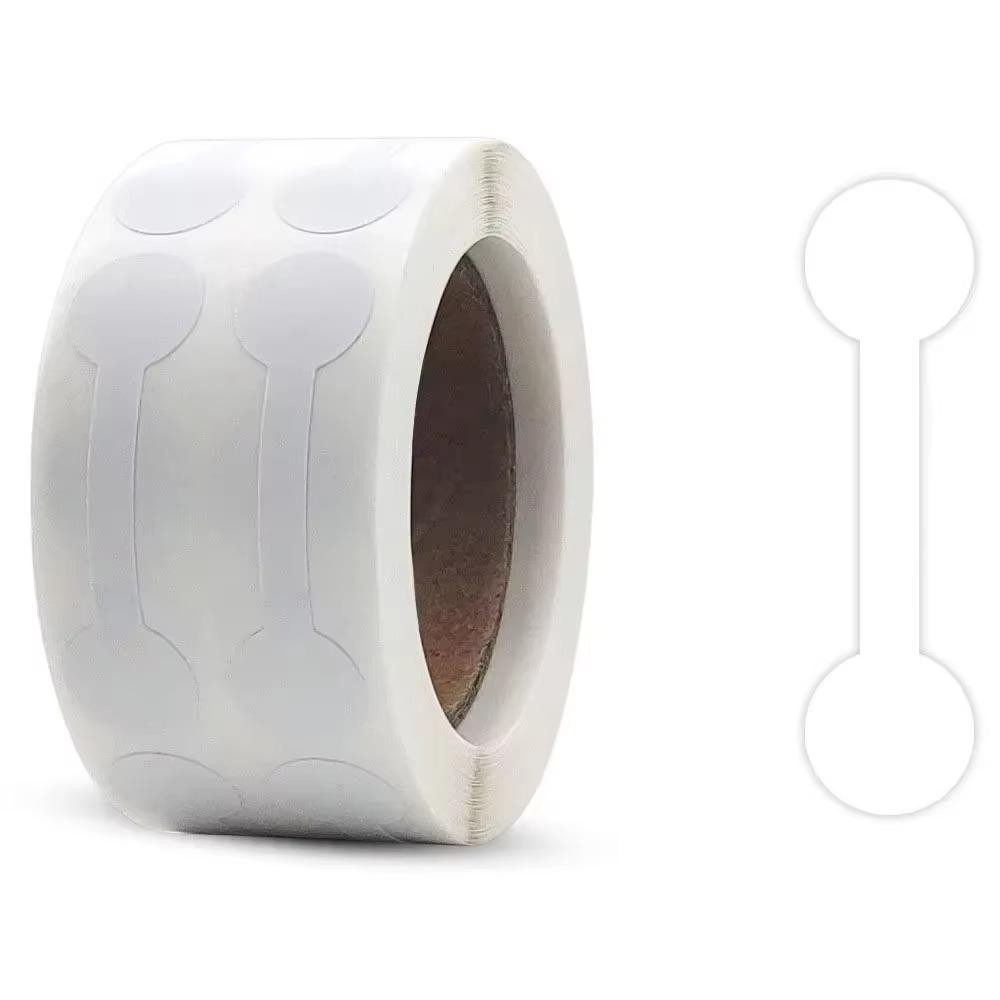 MONOSTYLE 500 Cái / cuộn Nhãn dán giá trang sức, Thẻ treo công cụ trưng bày giấy Kraft, Thẻ DlY Thẻ Thiết kế quả tạ Trang sức Hangtags