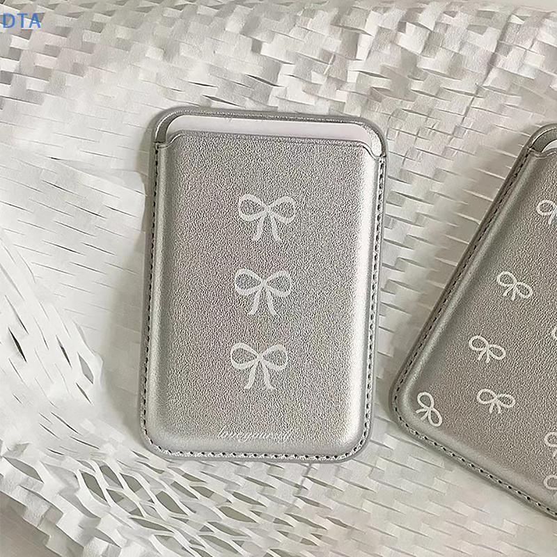 [DTA] Ốp lưng điện thoại ngọc trai nơ dễ thương cho thẻ ID Thẻ ngân hàng dành cho người giữ thẻ điện thoại PO