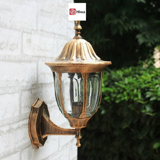 Đèn gắn tường ngoài trời HIWA, đèn tường ngoại thất chống nước mạ đồng cao cấp, đèn cột ngoài trời