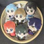 YT4 Gintama Sang Trọng Búp Bê Quà Tặng Cho Bé Gái Trang Trí Nhà Đồ Chơi Nhồi Bông Móc Khóa Mặt Dây Chuyền Cho Trẻ Em Bộ Sưu Tập