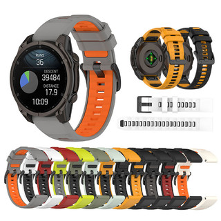 Dây đeo silicon thể thao 22mm 26mm cho Garmin Fenix 8 7 6 5 plus 47mm 51mm / 955 965 745 935 945 / bản năng 2 3 / Fenix 7x 6x 5x