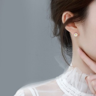 🌟Bông tai hoa cúc nhỏ  kiểu hoa nữ  cá tính đơn giản  nhỏ nhắn  SAGJ