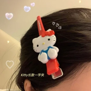Hello Kitty KT Lớn Kẹp Tóc Phẳng Kẹp Tóc Hoạt Hình Dễ Thương Cô Gái Phụ Kiện Tóc Quà Tặng Sinh Nhật Kẹp Tóc
