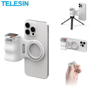 TELESIN Từ Điện Thoại Camera Chụp Tay Cầm Giá Đỡ Điện Thoại Hỗ Trợ Chụp Tay Cầm Điều Khiển Từ Xa Cho Iphone HUAWEI SAMSUNG Điện Thoại