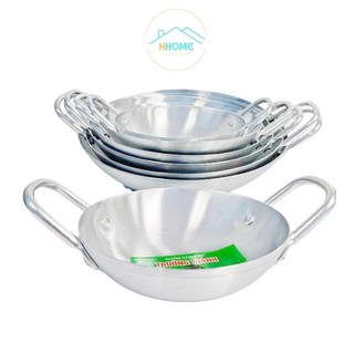 [Giá Xưởng] Chảo nhôm dày có quai sâu lòng 16 tới 32cm