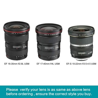 CLI EW-83E Lens Hood Sun Shade Thay thế cho EF 16-35mm f 2 8 L 17-40mm EF-S 10-22mm Camera Lens Hood Sun Shade Repla