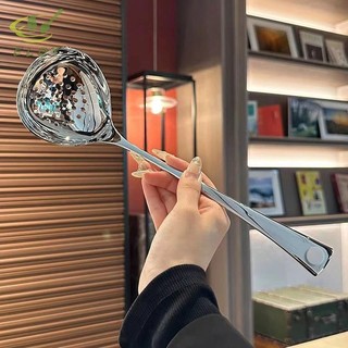 [ELOY] Thìa Inox Tay Cầm Dài Thìa Canh Cho Lẩu Muỗng Rây Rây Nhà Bếp Bộ Đồ Ăn Nấu Ăn Dụng Cụ Thiết Yếu VN