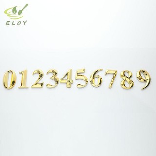 [ELOY] 1 Chiều Cao 5cm Vàng Nhà Miếng Dán Địa Chỉ Cửa Nhãn Vàng Ngôi Nhà Hiện Đại Số VN