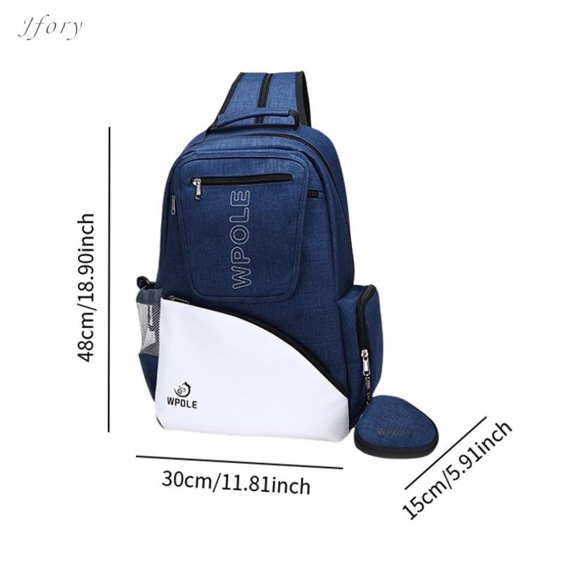 Jfory Bóng Bàn Vợt Ba Lô Bóng Bàn Túi Bảo Quản Chống Thấm Nước Đa Năng Cho Cuộc Thi Du Lịch Huấn Luyện Ngoài Trời Thể Thao