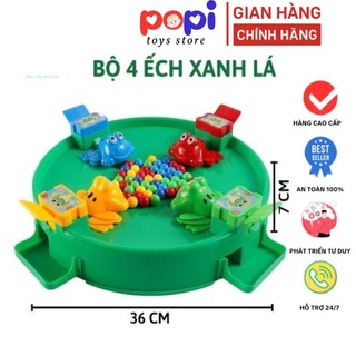 Đồ Chơi Ếch Ăn Bi, Ăn Kẹo Vui Nhộn Có Sẵn 24 Viên Bi – Chơi 2-4 Người Với 4 Con Ếch Giải Trí Gắn Kết Cả Gia Đình- POPIKI