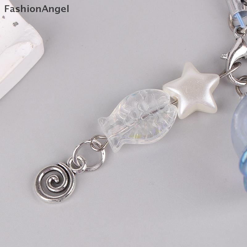 FashionAngel 1PC Y2K Thạch Cá Điện Thoại Quyến Rũ Móc Khóa Pha Lê Ngôi Sao Ngọc Trai Dây Điện Thoại Di Động Viền Độc Đáo Dây Buộc Điện Thoại Cho Nữ Cô Gái VN