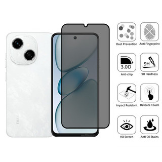 2 trong 1 Tecno Spark Go 1 Kính cường lực chống gián điệp Bảo vệ màn hình riêng tư cho Tecno Spark Go 2024 1S 30 30C 20 4G 5G & Phim ống kính máy ảnh