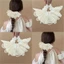 OXXGGKAO Dây Buộc Tóc Nữ Tính Thiết Kế Ruffle Đôi Váy Ba Lê Phong Cách Với Co Giãn Core Thời Trang Nữ Dây Buộc Tóc Tóc Dec