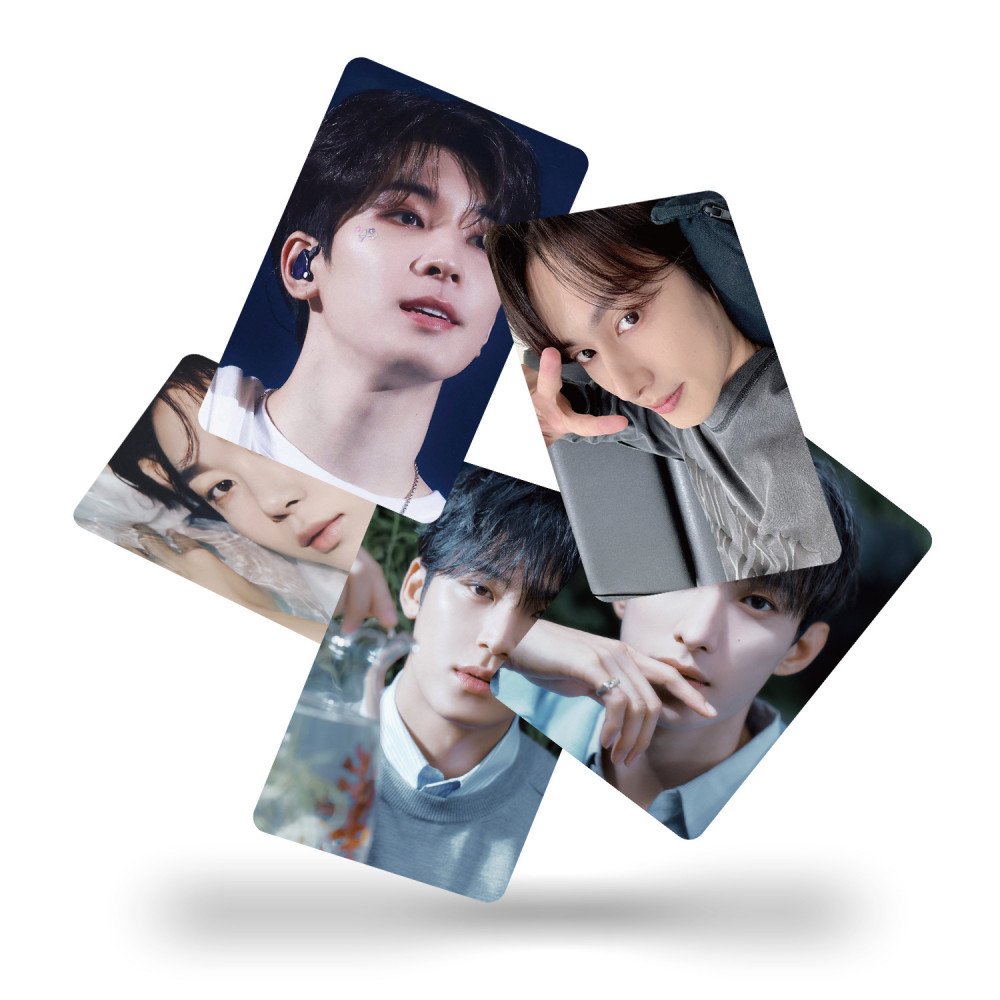 LINXX 55 Chiếc Seventeen Nhóm Lomo Cards K-pop Boy Band Holographic Selfie Collectible Photo Set 3 inch Mini Laser Cards Quạt Hàng Hóa Gói Quà Tặng