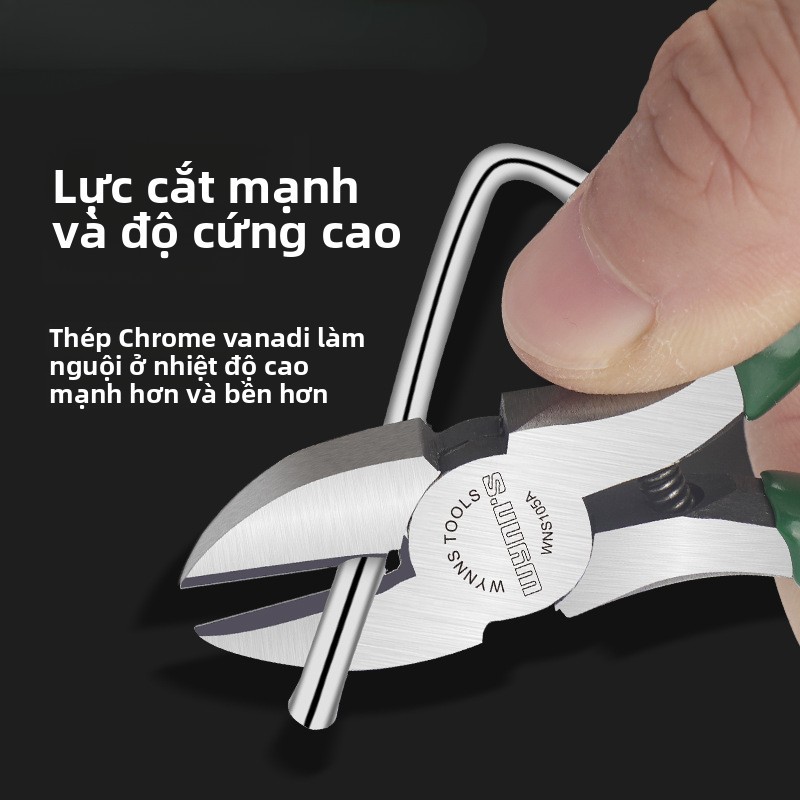 Kìm thủ công Mini 17cm Kìm kim-Nose Kìm chéo Kìm dây Kìm không răng Kìm kim-Không