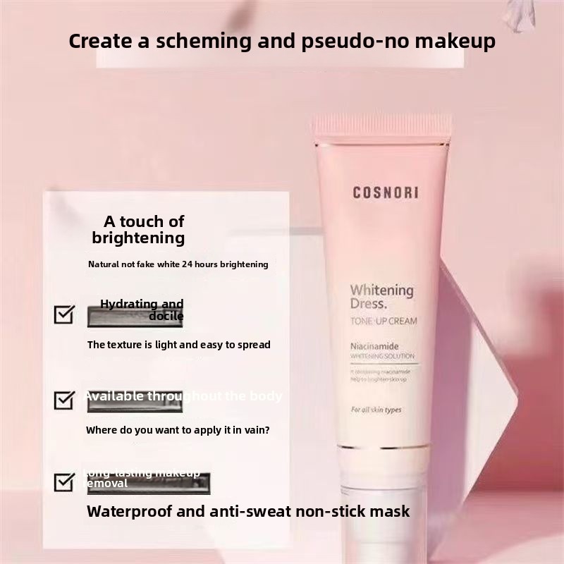 Kem dưỡng trắng COSNORI, kem cách ly, trang điểm trước khi trang điểm 50ml, làm sáng trắng ARTY