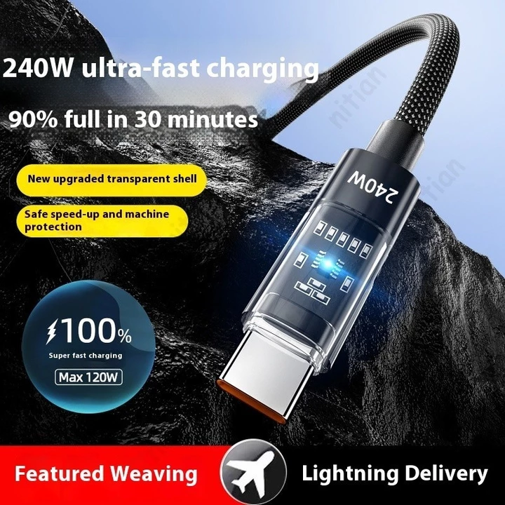 Charging Cable – 240W, USB-C – 3