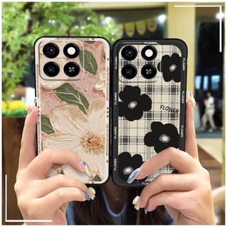 Ốp Điện Thoại Tranh Sơn Dầu Dễ Thương Cho ZTE Blade A35 / A55 Graffiti Ốp Lưng Bảo Vệ Chống Bụi Bẩn Silicon Bền Chống Thấm Nước Túi Điện Thoại Vỏ Mềm TPU Chống Sốc Thiết Kế Thời Trang