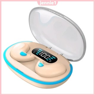 Tai nghe âm thanh nổi 5.3 tương thích Bluetooth có hộp sạc Tai nghe Micro Sleep không có cảm giác IPX5 chống nước để chạy bộ Phụ kiện học tập thể dục [jennie1.vn]