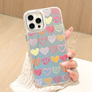 Ốp Điện Thoại Ngôi Sao Rỗng ins Style Cho Infinix Hot 70 60i 60 Pro Plus Smart 20 10 Plus Edge Note 60 Pro Itel S25 Ultra A80 Pixel 10A Vỏ Gương Vỏ Mềm Trái Tim Lấp Lánh Nhiều Màu Sắc