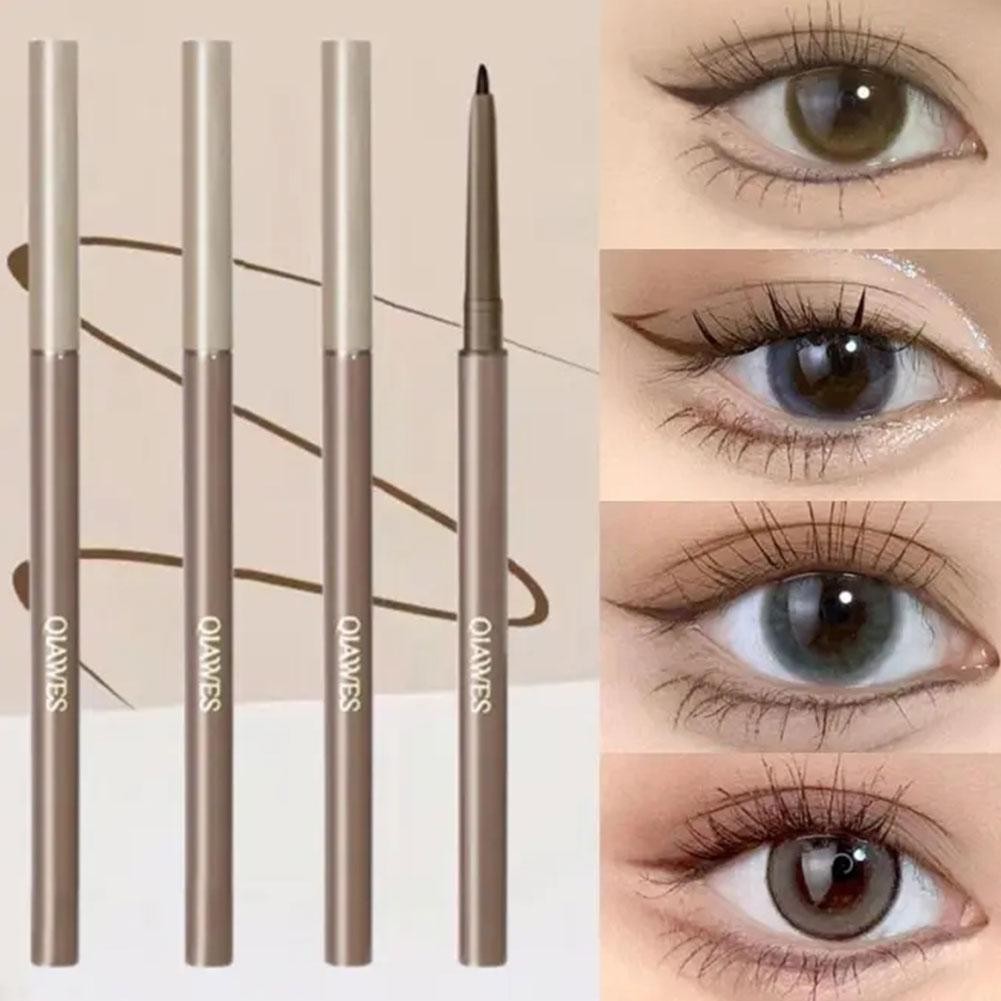 4 Màu Bút Kẻ Mắt Lâu Dài Bút Gel Chống Thấm Nước Matte Eyeiner Dễ Dàng Nâu / Màu Đen / Bút Chì L9w6