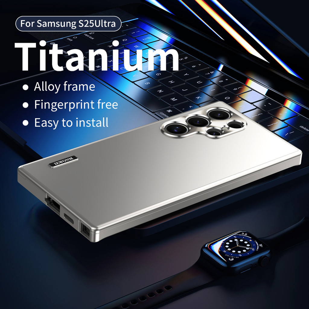 Khung kim loại Ống kính hợp kim nhôm từ tính Bao gồm tất cả các trường hợp chống sốc, cho Samsung Galaxy S26 S25 S24 S23 S22 Ultra S24 Plus