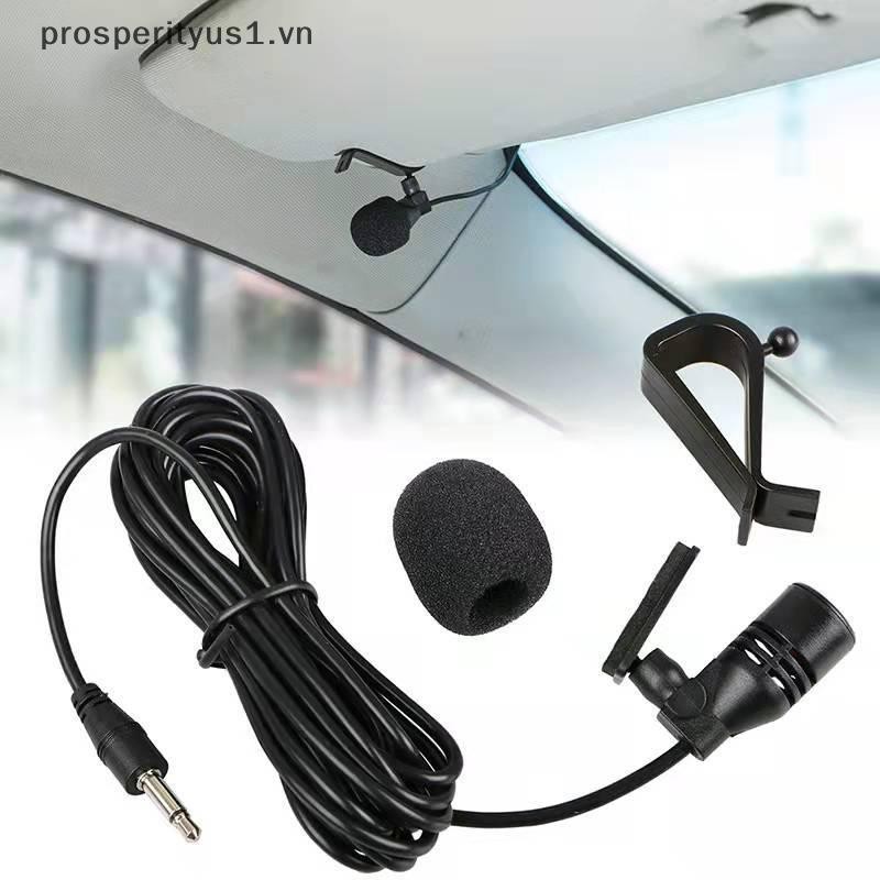 [Prosperityus1] Micro âm thanh ô tô MINI Jack cắm 3,5 mm Mic Mono Micro ...