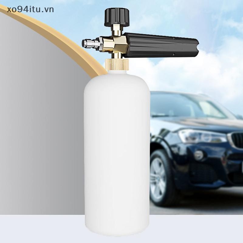 Xoitu Máy Giặt Áp Lực Cao Vòi Phun Bọt Tuyết Lance 1 / 4 "Kết Nối Nhanh Xà Phòng Xốp Pháo Máy Phát Điện Rửa Xe Chai Vệ Sinh 1L 3000PSI VN