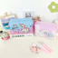 SQ11 Hoạt Hình Dễ Thương Stitch Dung Tích Lớn Túi Đựng Mỹ Phẩm Quà Tặng Cho Bé Gái Hộp Đựng Bút Chì Học Sinh Chống Thấm Nước