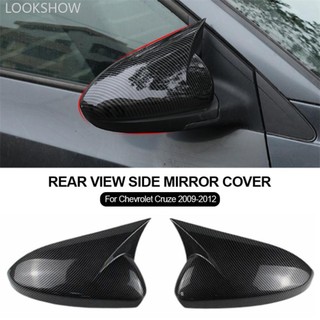 Lookshow 1 Cặp Gương Chiếu Hậu Ô Tô Viền Cánh Bên Gương Chiếu Hậu Có Kiểu Sừng Cho Chevrolet Cruze 2009-2012 A3O2