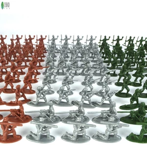 100 Miếng Nhân Vật Quân Sự 3 Màu Tùy Chọn Đồ Chơi Lính Quân Đội Trong 12 Kiểu