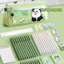 Bút chì GETVOW, Túi bút chì dung lượng lớn Capybara / Panda, Hộp văn phòng phẩm dành cho học sinh chống bụi bẩn di động Đồ dùng học tập