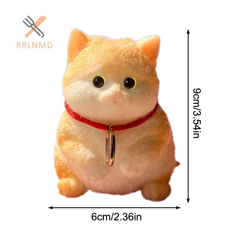 Rrlnmd Taba Mèo Mập Dễ Thương Mèo Cam Sang Trọng Mềm Mại Dính Cô Gái Trẻ Em Quà Tặng Sinh Nhật Fidget Squishy Đồ Chơi Đồ Trang Trí Thú Cưng Quà Tặng MỚI