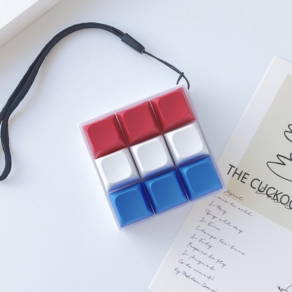 Mũ bàn phím ngón tay TUYỆT VỜI, Keycap DIY Bàn phím Fidget Móc khóa, Vượt qua phím thời gian Nút giảm căng thẳng Clicker Đồ chơi dành cho người lớn
