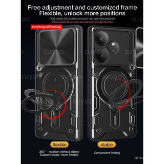 Ốp điện thoại cho realme GT 6 t 6 t Neo 6 SE neo6 2024 Ốp có vòng Giá Đỡ Giá đỡ máy ảnh giáp realmegt6 GT6 gt6t bảo vệ chống sốc giá đỡ xe hơi Ốp ống kính Cạnh TPU mềm trượt