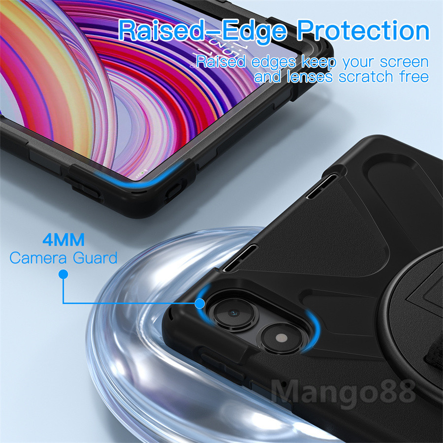 Ốp Lưng Cho Redmi Pad Pro 5G 12.1 2024 Xiaomi Poco Pad 5G 12.1inch Vỏ Máy Tính Bảng Chống Sốc Có Dây Đeo Tay Tay Trẻ Em Có Vỏ Bảo Vệ