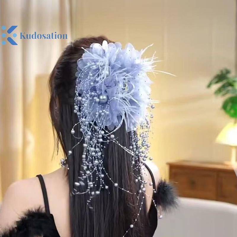 Kudosation Tính Khí Thanh Lịch sel Dành Cho Nữ Cô Gái Phóng Đại Kẹp Lớn Thời Trang Phụ Kiện Tóc Quà Tặng