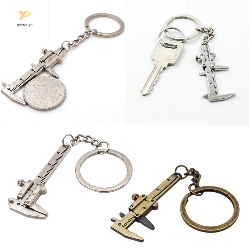 Ppy Di Động Mini Vernier Calipers Móc Khóa Đo Dụng Cụ Đánh Răng Cho Vòng Chìa Khóa