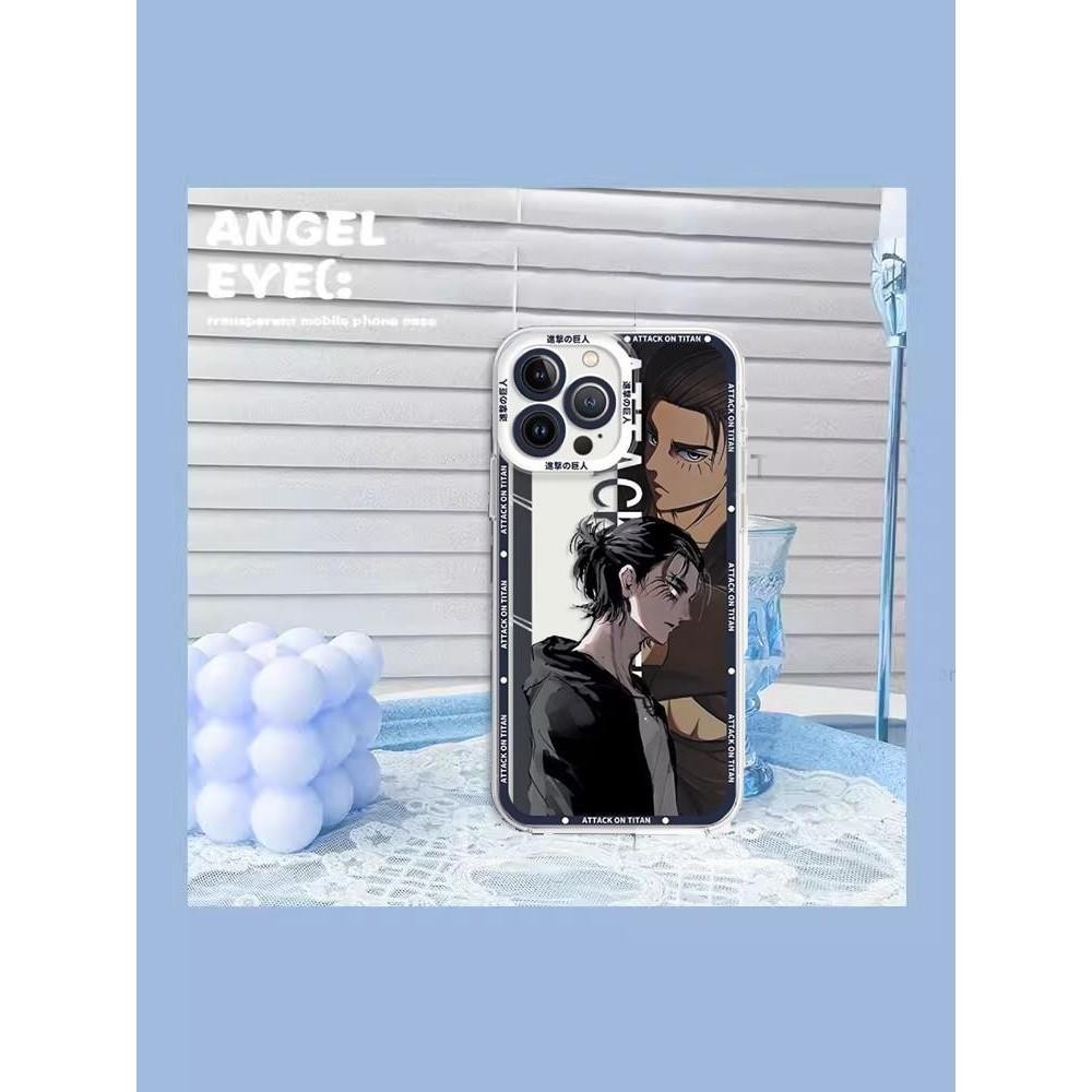 Ốp lưng Anime Attack On Titan Eren Levi cho OPPO A54 A16 A79 A35 A55 A93 A94 A74 Reno 5 6 Ốp lưng silicon mềm trong suốt