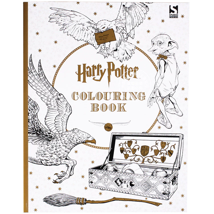 Ossayi Harry Potter Bộ Sách Tô Màu A4 96 Trang Giảm Áp Lực Người Lớn Và Trẻ Em Tranh Và Vẽ Nghệ Thuậ