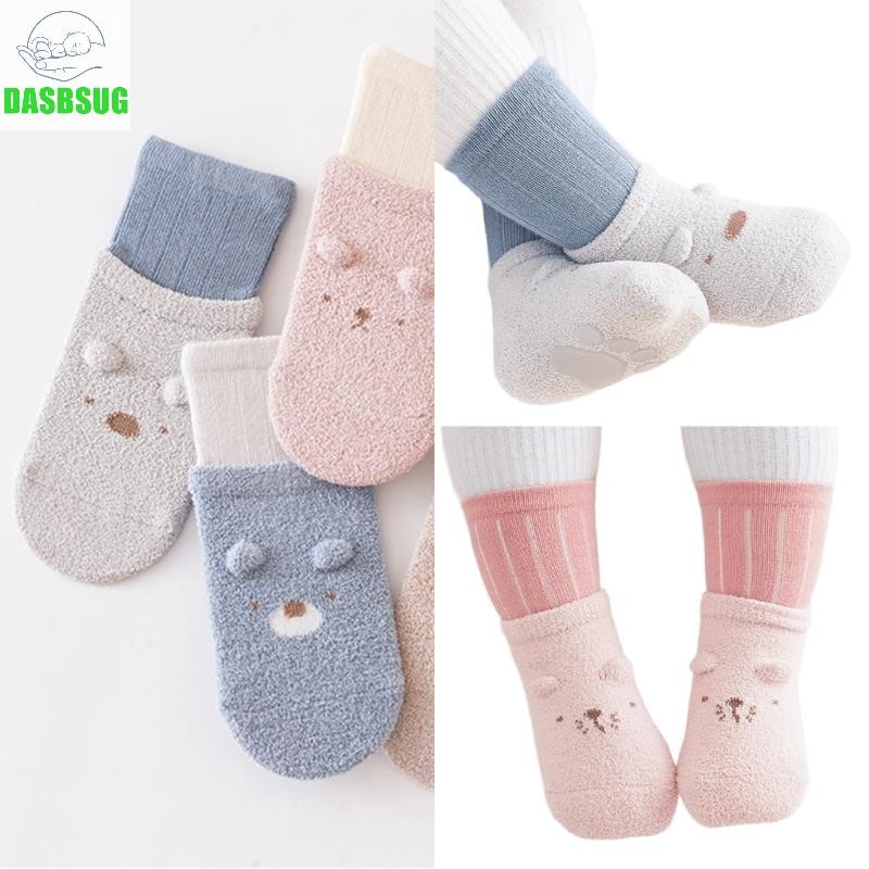 Dasbsug Đế Cao Su Tất An Toàn Cho Bé Co Giãn Trong Nhà Tất Tập Đi Đầu Tiên Tất Sàn