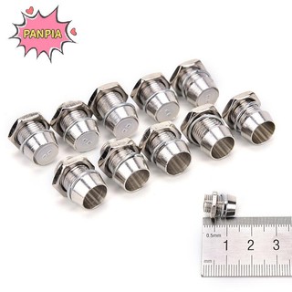Pnpia 10 Chiếc Đồng 5 Mm Phát Sáng Diode LED Giá Đỡ Gắn Bảng Điều Khiển Màn Hình Boutique Mới